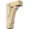 Ekena Millwork Legacy Block Rough Sawn Bracket w/ Offset Brace, Douglas Fir, 8"W x 22"D x 34"H BKT0806X22X34LEC05RDF - alternate 1